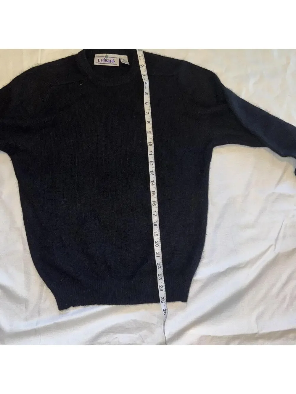 Vintage Men’s Lambswool Angora Sweater T Edwards Small Classic‎ Preppy Luxury